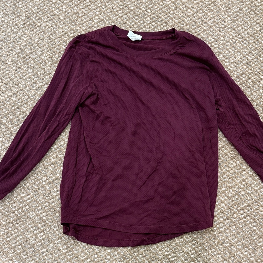 DSG Women's Long Sleeve Top - Deep Burgundy